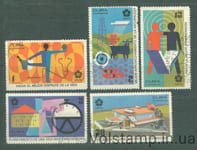 1970 Куба Серия марок (Всемирная выставка, медицинская наука) Гашеные №1574-1578