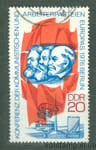 1976 ГДР Марка (Конференция коммунистических и рабочих партий Европы) Гашеная №2146