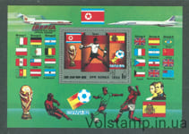 1982 Северная Корея Блок (Чемпионат мира по футболу, Испания, 1982 (V)) Гашеный №БЛ118