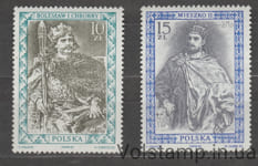 1987 Польша Серия марок (Живопись, князья) MNH №3131-3132
