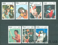 1990 Камбоджа Серия марок (Летние Олимпийские игры – 1992 – Барселона (II)) Гашеные №1116-1122
