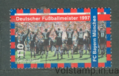 1997 Германия, Федеративная Республика Марка (Чемпионы по футболу - FC Bayern München) Гашеная №1958