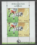 2002 Польша Блок (Спорт, Чемпионат мира по футболу 2002 – Корея/Япония) MNH №БЛ150