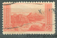 1934 США Марка (Национальный парк Гранд-Каньон) Гашеная №365