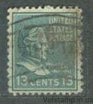 1938 США Марка (Миллард Филлмор (1800–1874), 13-й президент США.) Гашеная №425