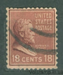 1938 США Марка (Улисс С. Грант (1822–1885), 18-й президент США.) Гашеная №430