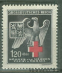 1943 Марка Богемия и Моравия (Красный крест) MNH №132