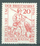 1956 ГДР Марка (День печати, почтальон) MNH №544