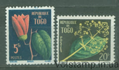 1959 Того Серия марок (Цветы) MNH №266-267