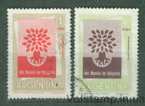 1960 Аргентина Серия марок (Всемирный год беженцев, флора, деревья) Гашеные №720-721