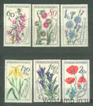 1964 Czechoslovakia Stamp Series (Flowers) MNH №1471-1476