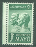 1964 США Марка (Доктора. Уильям и Чарльз Мэйо) MNH №865