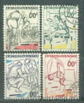 1965 Чехословаччина Серія марок (Спорт, велоспорт) Гашені №1504-1507