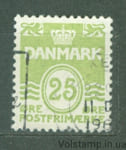 1965 Дания Марка (Фигура типа волна, стилизованные животные) Гашеная №427