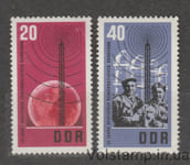 1965 ГДР Серия марок (20 лет немецкому демократическому радиовещанию) MNH №1111-1112