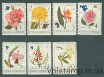 1965 Куба Серия марок (Цветы) MNH №1035-1041