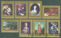1967 Польща Серія марок (Картини з польських музеїв) MNH із потертостями №1808-1815