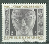 1972 Австрия Марка (900 лет Гуркской епархии, скульптуры) MNH №1387