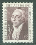 1977 Австрия Марка (250 лет со дня рождения Николауса Йозефа фон Жакина) MNH №1540