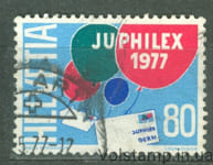 1977 Switzerland Stamp (Exhibition of stamps JUPHILEX, stamp on stamp) Used №1089