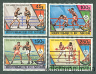 1979 Niger Stamp series (Pre-Olympic year, boxing) MNH №673-676