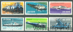 1981 ГДР Серия марок (Буксировка, транспорт, корабли) MNH №2651-2656