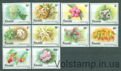 1981 Руанда Серия марок (Цветы) MNH №1093-1102