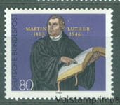 1983 Германия, Федеративная Республика Марка (Мартин Лютер, протестантский реформатор, личность) MNH №1193