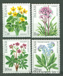 1983 Исландия Серия марок (Цветы) MNH №592-595