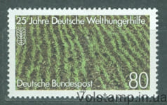 1987 Германия, Федеративная Республика Марка (Рисовое поле, флора) MNH №1345