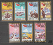 1987 Монголия Серия марок (19-й съезд Коммунистической партии, автомобили) Гашеные №1915-1921