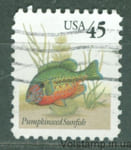 1992 USA Stamp (Pumpkinseed Sunfish (Lepomis gibbosus)) Used №2334