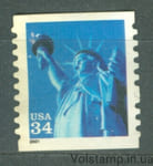 2001 США Марка (Статуя Свободи) MNH №3426