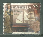 2008 Латвия Марка (Рижский музей истории и судоходства - Экспонаты, корабли) MNH №736