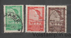 1934 Югославия Серия марок (20-летие Спортивного общества «Сокол», птицы) Гашеные №272-274