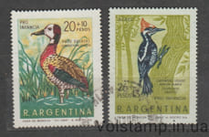 1969 Аргентина Серия марок (Птицы) Гашеные №1034-1035