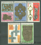 1969 Чехословакия Серия марок (Археологические открытия в Моравии и Словакии.) MNH №1898-1902