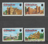1978 Gibraltar Stamp Series (25th Anniversary of the Coronation of Queen Elizabeth II, Castles) MNH №373-376