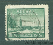 1948 Польша Марка (Восстановление Варшавы) Гашеная №502