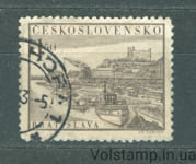 1952 Чехословакия Марка (Выставка марок БРАТИСЛАВА, корабли) Гашеная №765