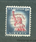 1954 США Марка (Статуя Свободы (1875 г.), Остров Свободы, Нью-Йорк) Гашеная №663