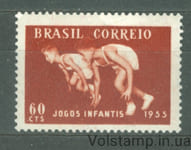 1955 Бразилия Марка (V Детские игры в Рио-де-Жанейро.) MNH №879