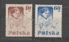 1956 Польша Серия марок (Людвика Вавжинска) Гашеные №979-980