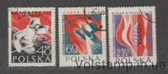 1957 Польша Серия марок (Пожарная бригада) Гашеные №1025-1027