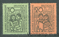 1959 ГДР Серия марок (Югендвайхе) MNH №680-681