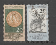 1960 ГДР Серия марок (Коллекции произведений искусства Дрездена) Гашеные №791-792