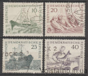 1961 ГДР Серия марок (Глубоководная рыбалка) Гашеные №817-820