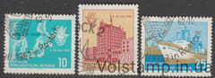 1962 НДР Серія марок (Балтійський тиждень, Росток) Гашені №898-900