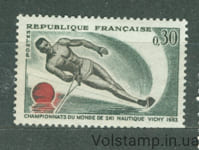 1963 Франция Марка (Чемпионат мира по лыжным гонкам) MNH №1449