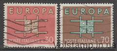 1963 Италия Серия марок (Европа (C.E.P.T.) 1963 - Площадь) Гашеные №1149-1150